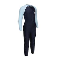 迪卡侬(DECATHLON)儿童游泳衣长袖防晒温泉潜水服NABE蓝色太空161-172cm 4813965