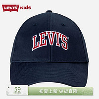 Levi's 李维斯 Levis李维斯儿童鸭舌帽2024春季新款男童女童棒球帽防晒遮阳帽子