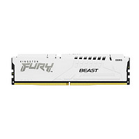 Kingston 金士顿 FURY Beast超级野兽系列 DDR5 6800MHz 台式机内存 马甲条 白色 CL34