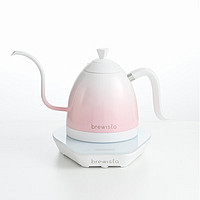 BREWISTA 智能温控不锈钢手冲咖啡壶 樱花粉- 0.6L