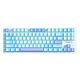 AULA 狼蛛 F3387 三模机械键盘 87键  茶轴 蓝光