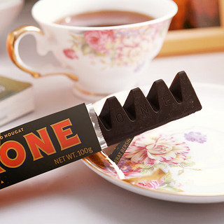 三角瑞士三角黑巧克力含巴旦木糖零食糖果喜糖 2条 黑巧克力