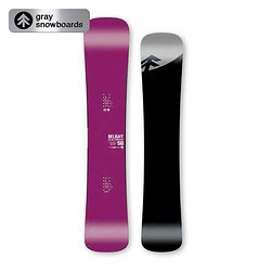 gray snowboards 新雪季GRAY小树DELIGHT滑雪板单板刻滑板一顺板 162CM