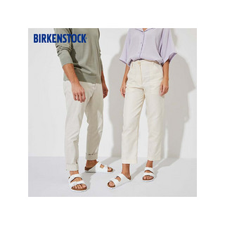 BIRKENSTOCK 勃肯 软木拖鞋男女同款双带拖鞋Arizona系列 白色常规版1024945 42