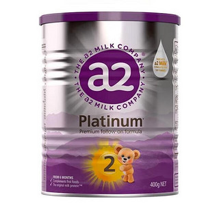 a2 艾尔 奶粉 澳洲紫白金新生儿奶粉  2段400g