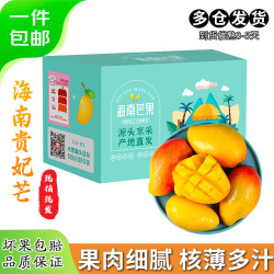 京鲜生 源头直发 贵妃芒  树熟贵妃4.5斤单果150g+ 4.5kg