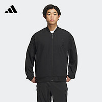 adidas 阿迪达斯 轻运动武极系列男装秋季运动夹克外套IP4934 黑色 A/2XL