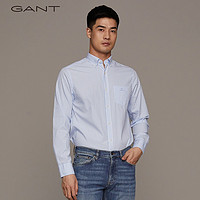 GANT 甘特 男士休闲通勤条纹长袖衬衫 3062000