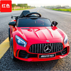 乐威普奔驰授权儿童电动车遥控四轮汽车宝宝小孩玩具车可坐人男女摇摆