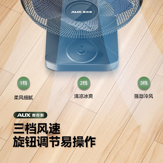 AUX 奥克斯 台式电风扇家用12寸5叶款