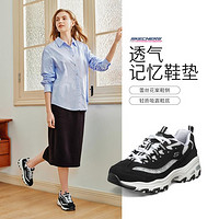 SKECHERS 斯凯奇 D'Lites 1.0 女子休闲运动鞋 149250/WHT 白色 35