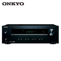 ONKYO 安桥 TX-8220 高保真HIFI功放机 合并式立体声蓝牙功放 2.1声道放大器发烧无损音乐家用功放FM 黑色