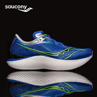 Saucony索康尼Pro啡鹏3碳板跑鞋男竞速回弹缓震马拉松专业比赛运动鞋男 兰绿33 42
