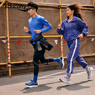 Saucony索康尼Pro啡鹏3碳板跑鞋男竞速回弹缓震马拉松专业比赛运动鞋男 兰绿33 42