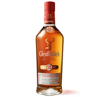 三得利（Suntory）格兰菲迪 GLENFIDDICH 单一麦芽苏格兰威士忌 斯佩塞 洋酒授 格兰菲迪21年700mL1瓶