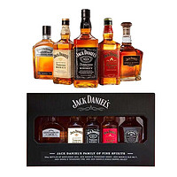 杰克丹尼（Jack Daniels）7-PLUS杰克丹尼美国调和型威士忌洋酒威士忌50ml*5瓶套装 杰克丹尼五件套【2套装】