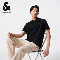 杰克琼斯 杰克·琼斯（JACK&JONES）男装polo衫男纯色商务休闲