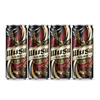 WUSU 乌苏啤酒 红乌苏 国产拉格烈性啤酒整箱装 包装随机 产地随机 楼兰秘酿 330mL 4罐