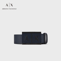 阿玛尼 EMPORIO ARMANIARMANI EXCHANGE24春季AX男士点状压花纯色扳扣腰带 32