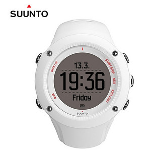 SUUNTO 颂拓 AMBIT3 RUN White HR拓野3R户外运动手表白色心率松拓