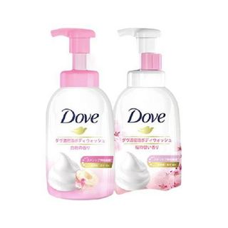 Dove 多芬 白桃果香+樱花甜香）沐浴泡泡套装800ml