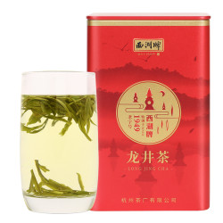 西湖牌 雨前浓香型 龙井茶 50g 罐装