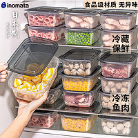 inomata 冻肉分装盒饭团肉饼牛排熟食生肉冻虾五花肉皮冻早餐备餐