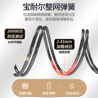 穗宝（SYMBOL）弹簧床垫双人家用整网弹簧床垫1.8米卧室床 歌代(倍净版) 1.5*2米 歌代-倍净版