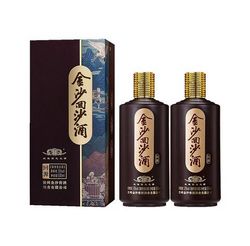 JINSHA 金沙 回沙酒 回源 53%vol 酱香型白酒 500ml*2瓶装