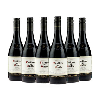 CASILLERO DEL DIABLO 红魔鬼 智利红魔鬼西拉干红酒葡萄酒原瓶进口6支装