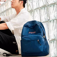 JANSPORT 杰斯伯 休闲轻便双肩包清新校园男女学生书包大容量旅行背包