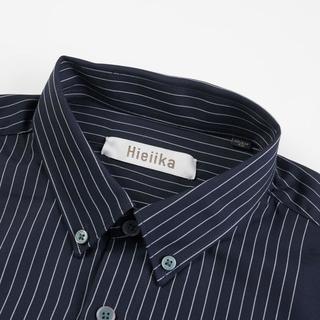 Hieiika 海一家 男士条纹长袖衬衫