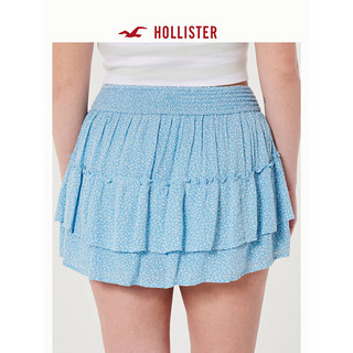 HOLLISTER24春夏甜美辣妹高腰层叠式裙裤 女 358286-1 蓝色碎花 M (165/92A)