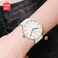 名创优品（MINISO）街头潮流手表男士简约机械风夜光石英腕表青少年国表