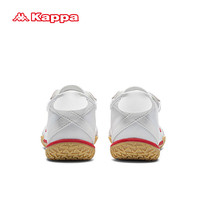 KAPPA卡帕男鞋运动德训鞋子男夏季轻便软底板鞋透气百搭潮流休闲鞋 经典白 40