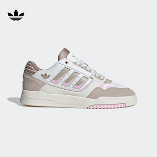 adidas 阿迪达斯 DROP STEP LOW 2.0经典板鞋女子阿迪达斯官方三叶草IG4338 杏灰色/白/粉色 37