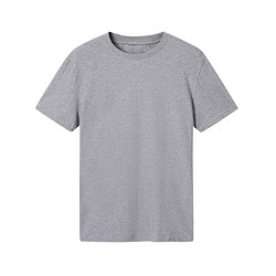 DECATHLON 迪卡侬 运动t恤男纯色圆领半袖棉秋短袖 深灰色(新)XL4639701