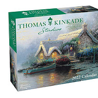 《2022年日历·风景画 Thomas Kinkade Studios》英文原版