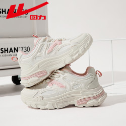 warrior回力百搭老爹鞋女2024年春夏新款增高夏季薄款透气休闲潮流