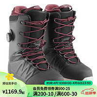 DECATHLON 迪卡侬 雪鞋单板雪鞋成人滑雪鞋男女情侣Enzone-500-OVWN男款黑色46-4483394