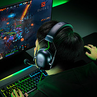 RAZER 雷蛇 旋风黑鲨V2 X 耳罩式头戴式降噪有线游戏耳机 黑色 3.5mm