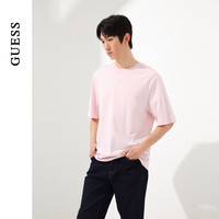 GUESS24年夏季男女同款多巴胺经典设计短袖T恤-MO2K9437K LPI-粉色 M