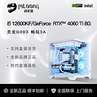 百亿补贴：MLOONG 名龙堂 i5 12600KF/RTX 4060/4060Ti电竞游戏组装电脑全套高配2024款主机