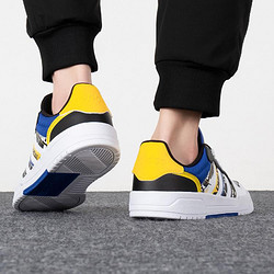 adidas NEO 男士跑步运动鞋低帮复古舒适休闲鞋日常撞色经典百搭鞋子