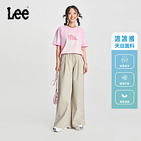 Lee24春夏舒适版牡蛎白女天丝阔腿裤凉凉裤LWB008210201-169 牡蛎白 M