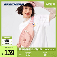 SKECHERS 斯凯奇 2022秋新款男女撞色印花包包经典时尚百搭运动腰包