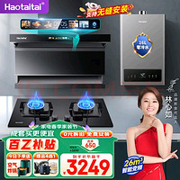 Haotaitai 好太太 FJ9-BP+2195A+HX316ZT 顶侧双吸式烟灶热套装 天然气