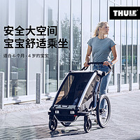 拓乐Thule Chariot Lite亲子户外避震运动童车婴儿拖车儿童推车 苔藓绿