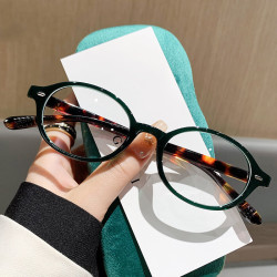 erilles复古椭圆框墨绿色161非球面镜片