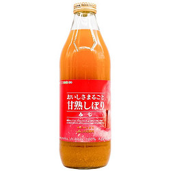 农协 临期日本进口相马农协甘熟富士苹果汁鲜榨饮料日式休闲聚餐饮品1L